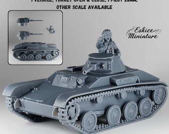 T60 Russian Light Tank - 3D Resin Printed, 28mm Scale