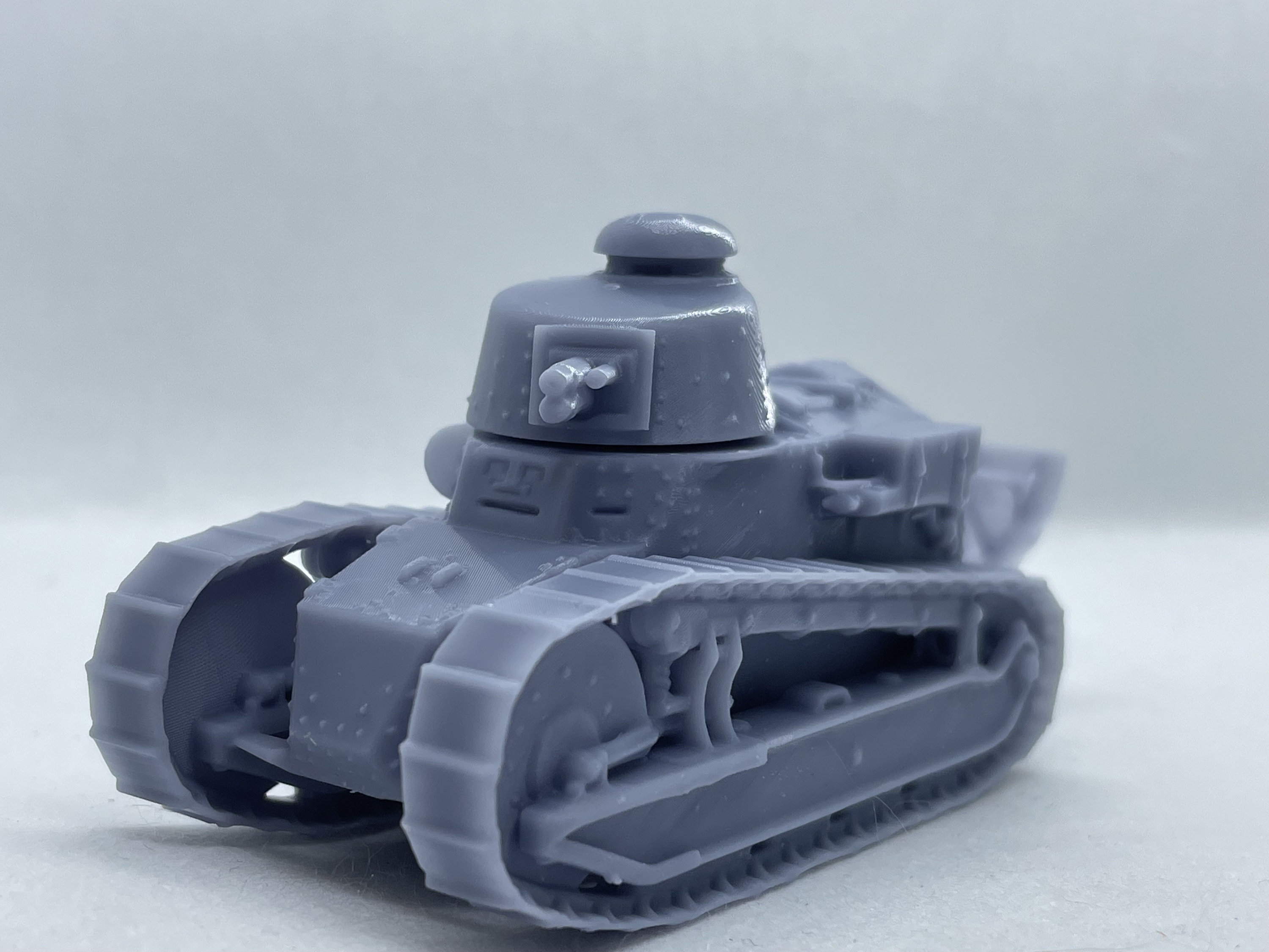 Renault FT-17 French Light Tank - 3D Resin Printed, 28mm Scale - Etsy