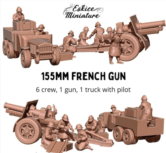 Miniature Résine – Char Français Schneider WW1, échelle 28mm / 1:56, Monté, G147
