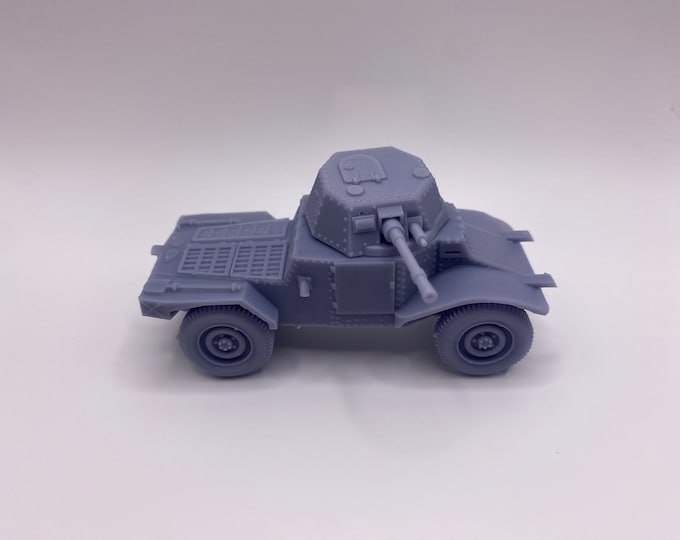 Panhard Armored Car French 3D Resin Printed, 28mm Scale Etsy