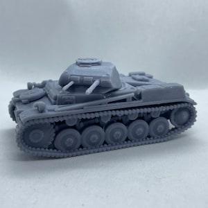 Panzer II ausf F German Light Tank - 3D Resin Printed, 28mm Scale