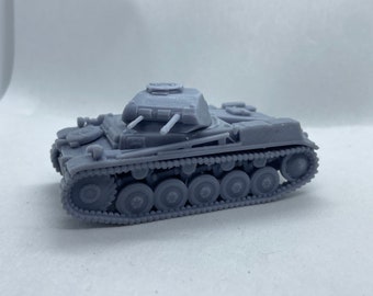 Panzer II ausf F German Light Tank - 3D Resin Printed, 28mm Scale