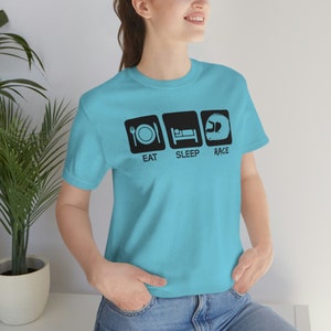 Eat Sleep Race, Funny Car T Shirt, Car Enthusiast, Car Racing Fan
