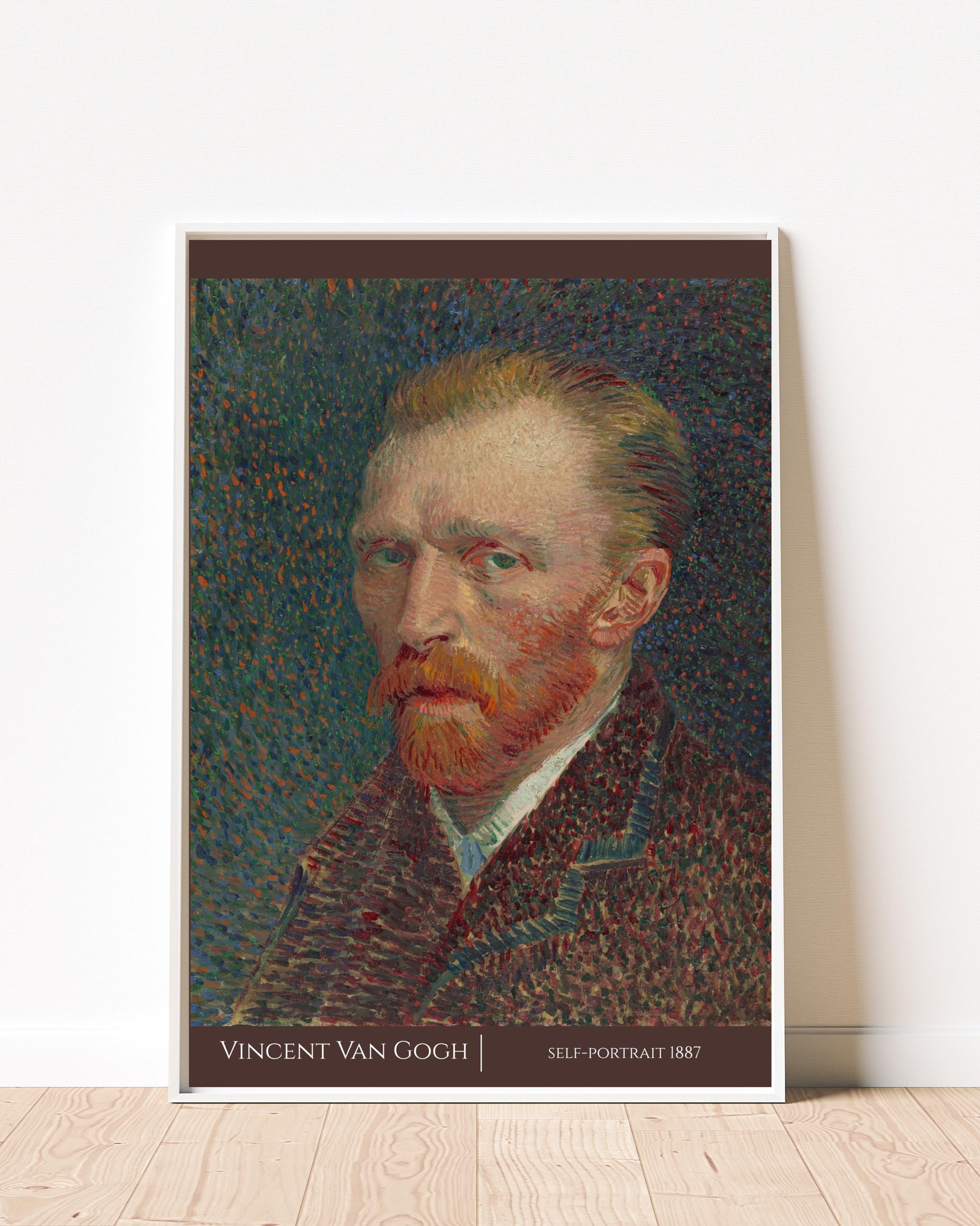 Van Gogh Self-Portrait 1887 – Vintage Art Print | 5x7 Ratio | Digital Download (300 DPI JPG)