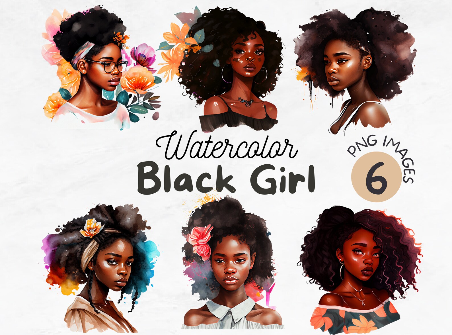 Cute Black Girl PNG Black Girl Clipart Black Girl Etsy de