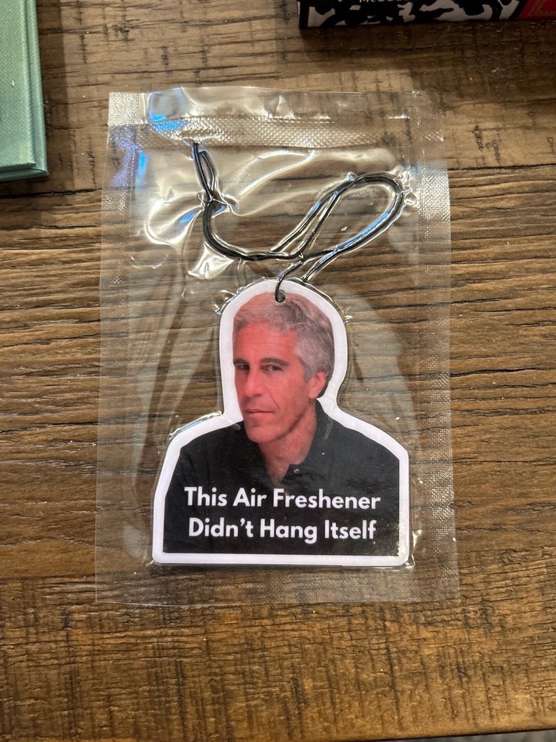 Jeffrey Epstein Car Air Freshener, Funny Gift Etsy