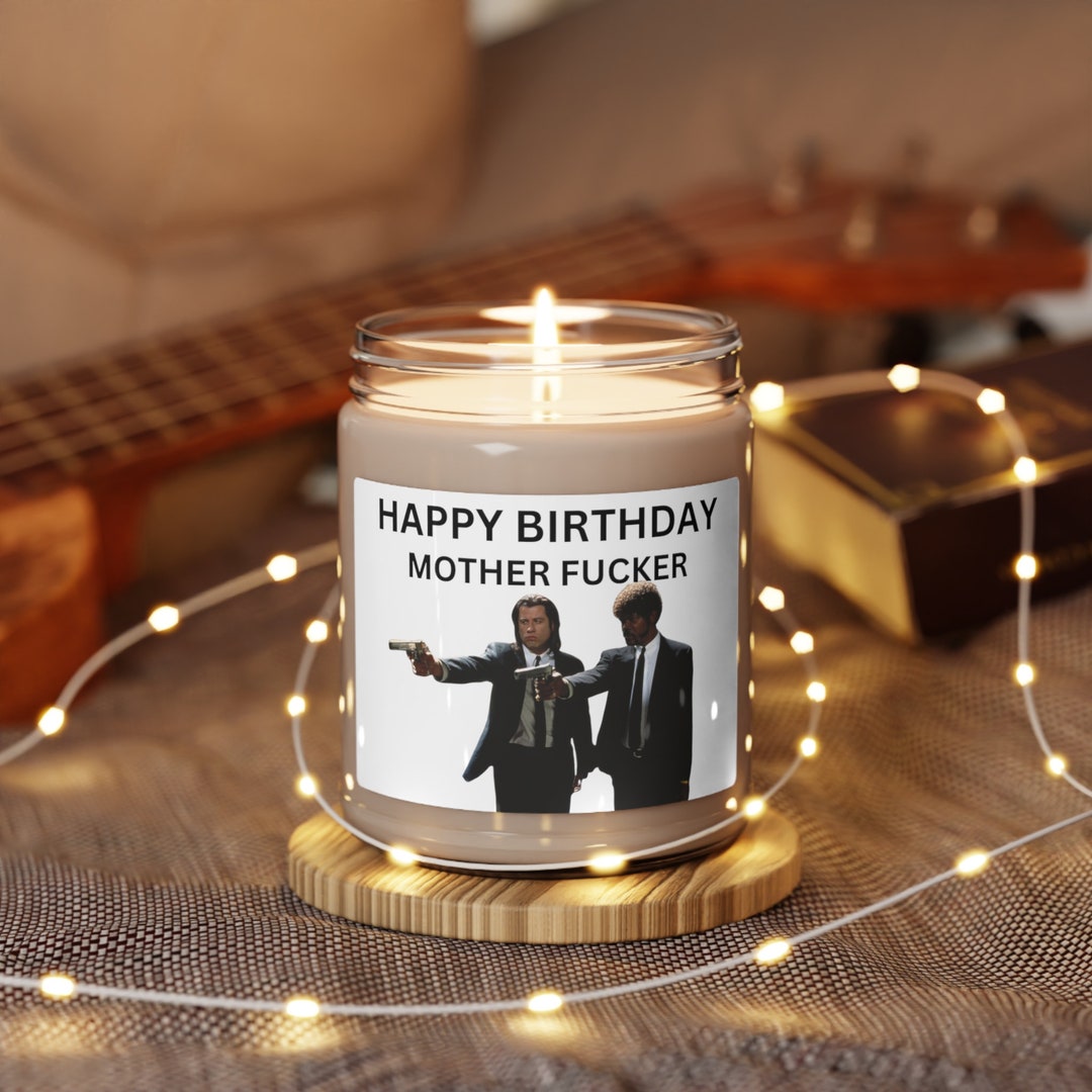 Funny Birthday Candle Happy Birthday Mother Fcker Birthdate Etsy