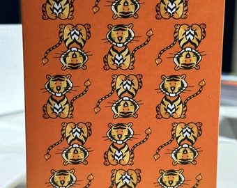 Tiger Card | Tiger Birthday Card | Jungle Card