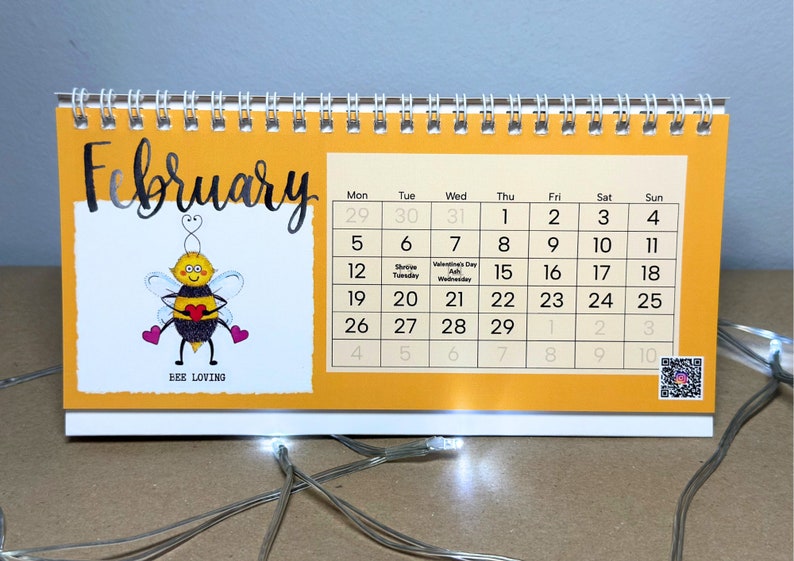 2024 Bee Calendar Desk Calendar 2024 Bee Yourself image 2