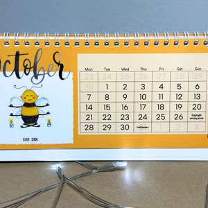 2024 Bee Calendar Desk Calendar 2024 Bee Yourself image 6