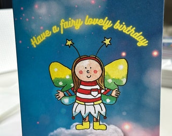 Fairy Birthday Card