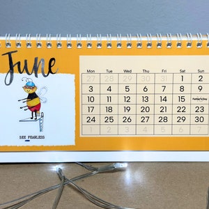 2024 Bee Calendar Desk Calendar 2024 Bee Yourself image 4