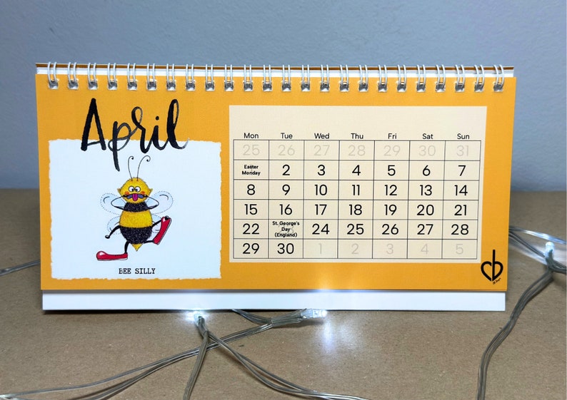 2024 Bee Calendar Desk Calendar 2024 Bee Yourself image 3