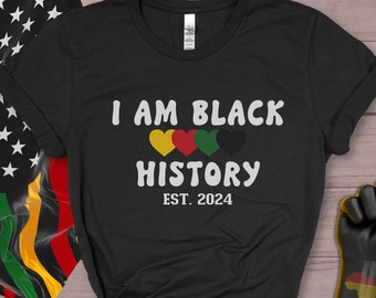 Camiseta de la historia negra: Camiseta de la herencia afroamericana del Juneteenth