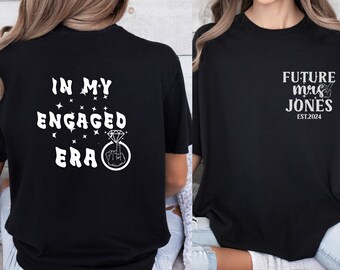 Future Mrs Shirt: Komfortfarben, Verlobungsgeschenk, Brautparty-T-Shirt