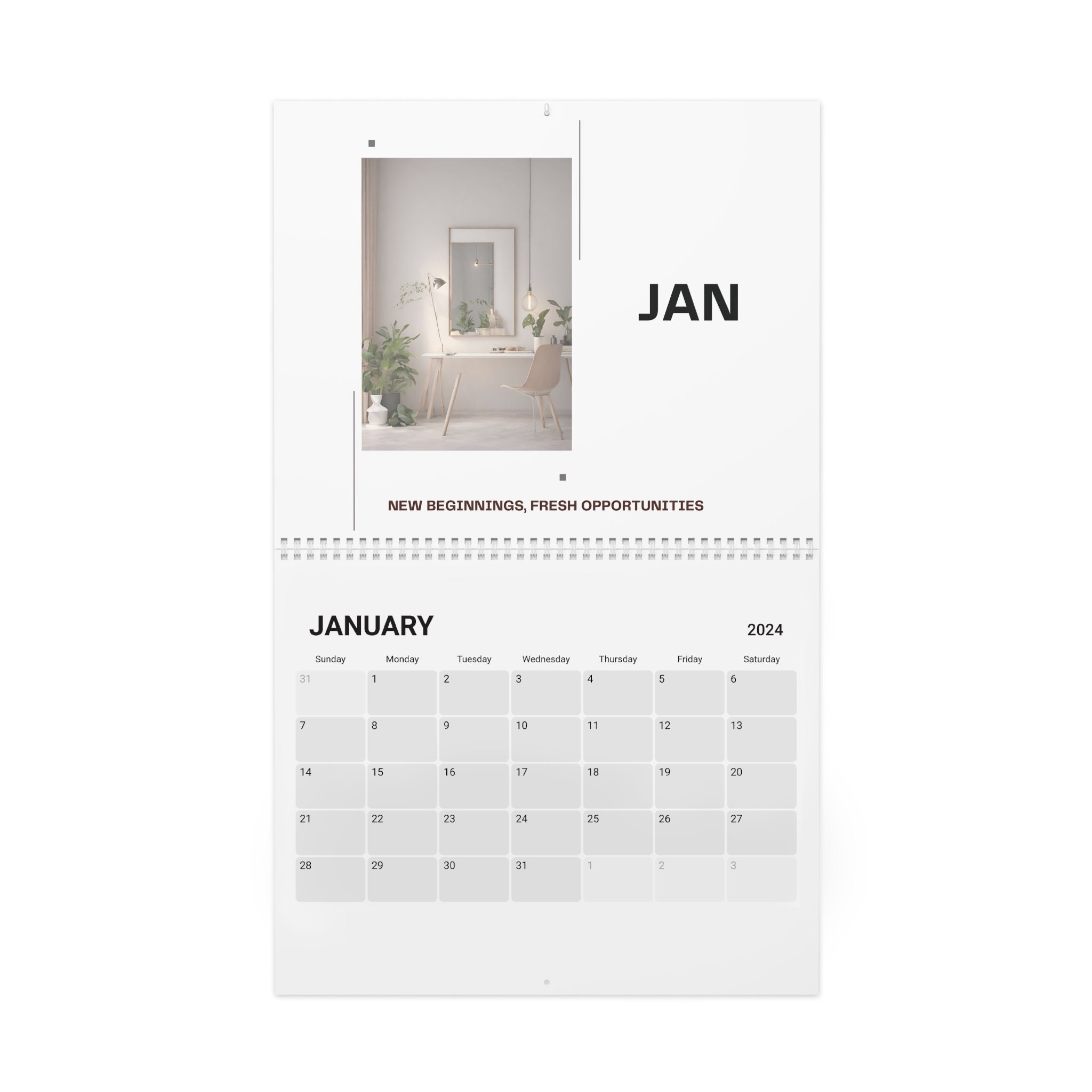 2024 Wall Calendar of Inspirational Sayings, 2024 Calendar sold by
