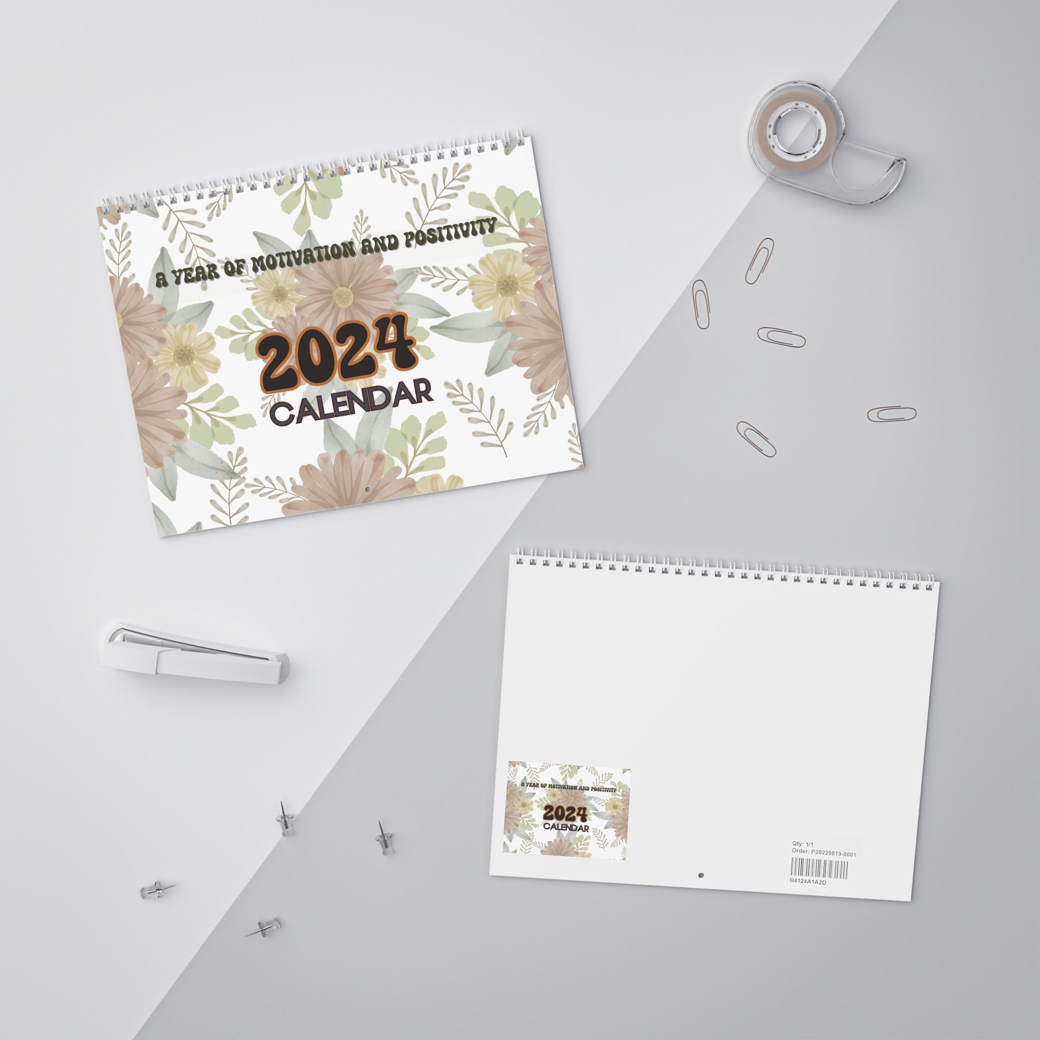2024 Wall Calendar of Inspirational Sayings, 2024 Calendar sold by