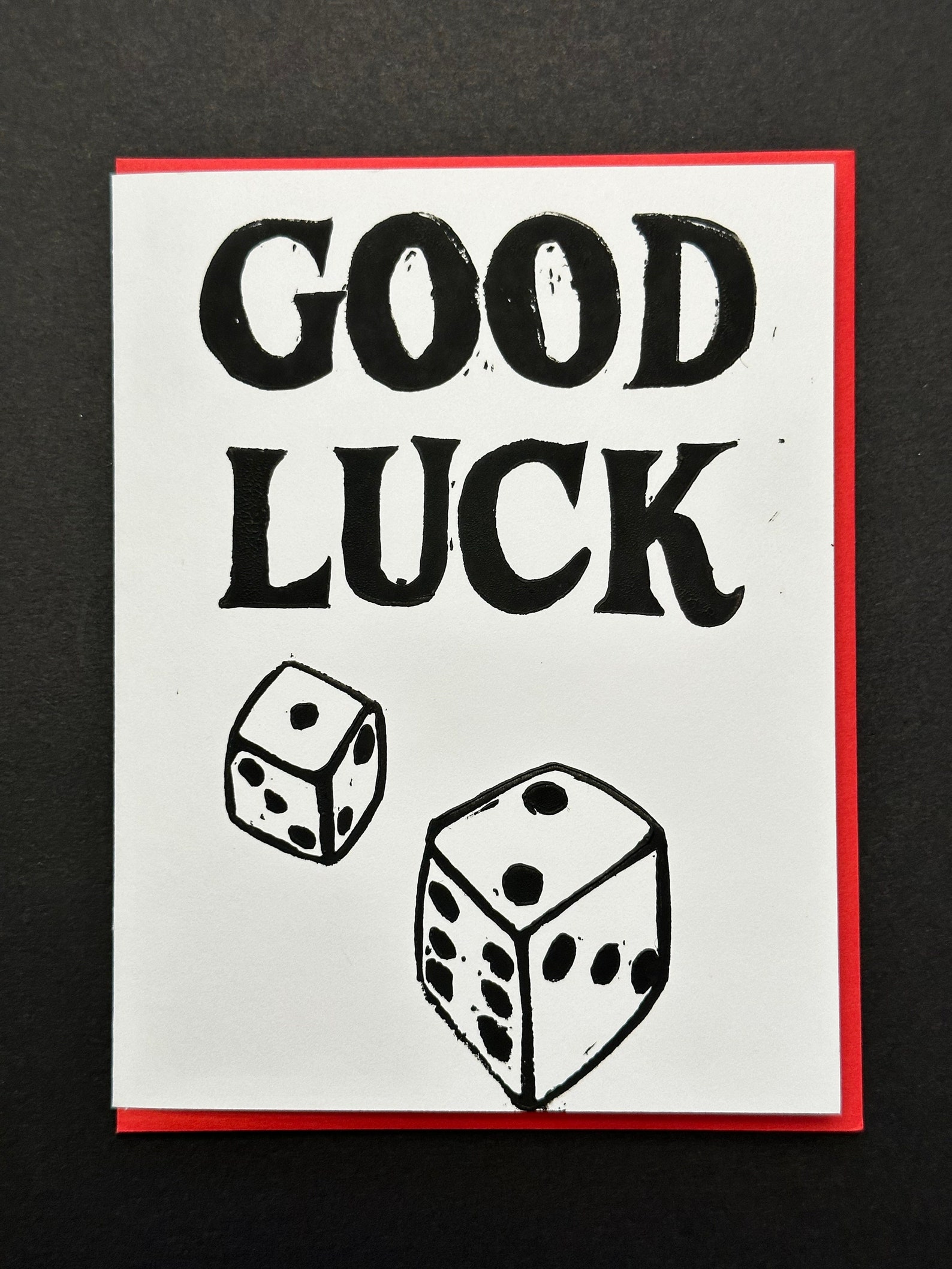 Good Luck - Greeting Card - Etsy