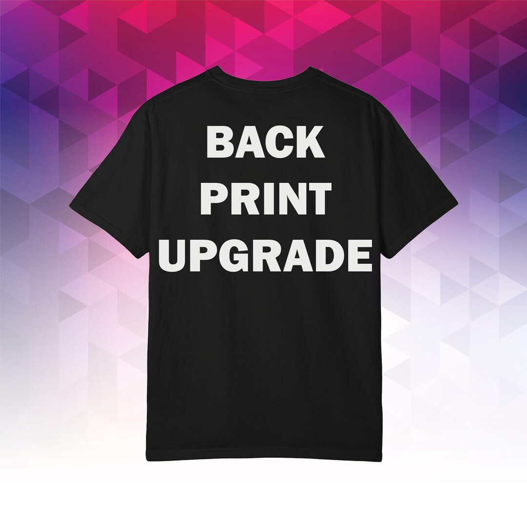 Back Print - Etsy