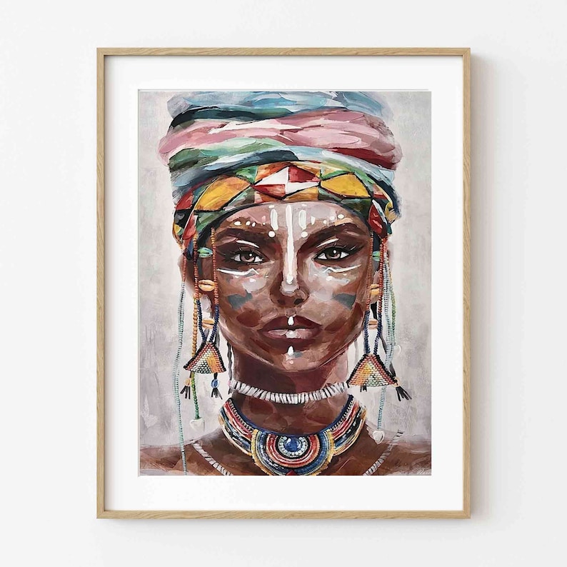 Vintage Black Woman Wall Art African American Wall Art Etsy