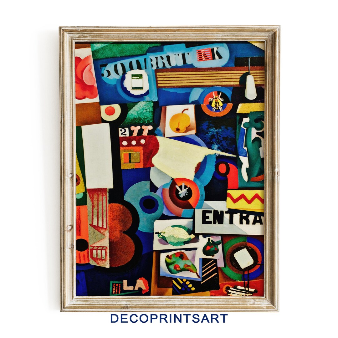 Abstract Game Wall Art Modern Gaming Inspired Artwork for Etsy