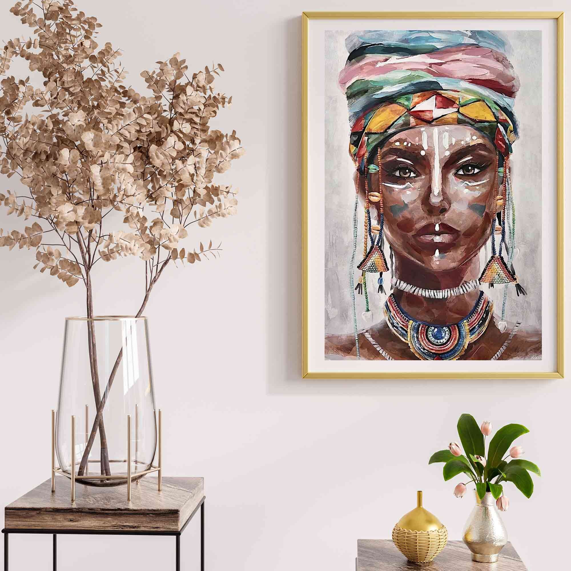 Vintage Black Woman Wall Art African American Wall Art Etsy