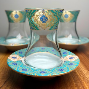 Shop Turkish Persian Tea Glasses & Libbey Irish Coffee Mugs at