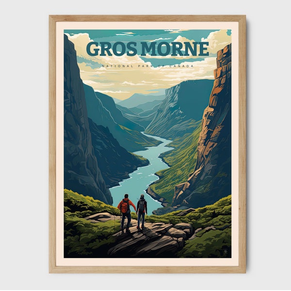 Gros Morne Canada Art Print National Park Poster Travel Print Canada Home Decor Poster Wall Art Print Gift Idea