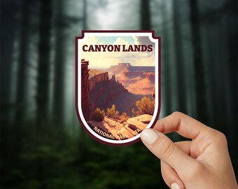 Canyonlands National Park Sticker, Utah Explorer Vinyl Decal