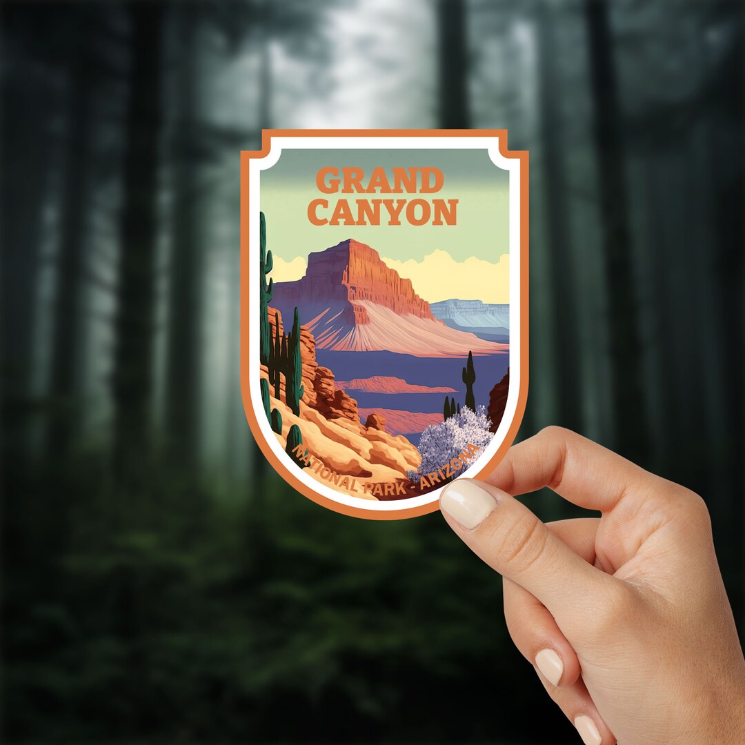 Grand Canyon National Park Sticker - Travel Decal, Laptop Hydroflask - Etsy