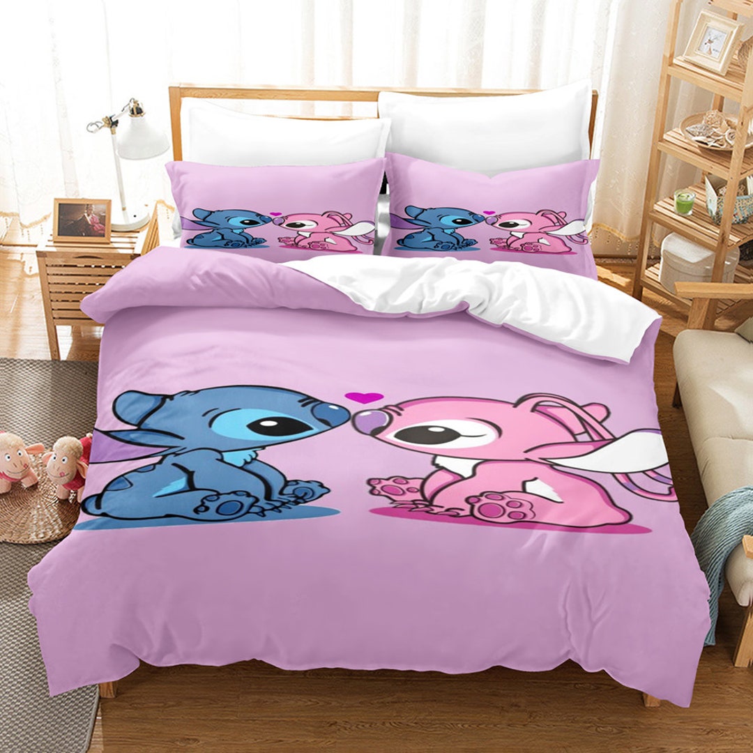 Lilo and Stitch Bedding Set for Boys Home Decor Twin Queen Etsy