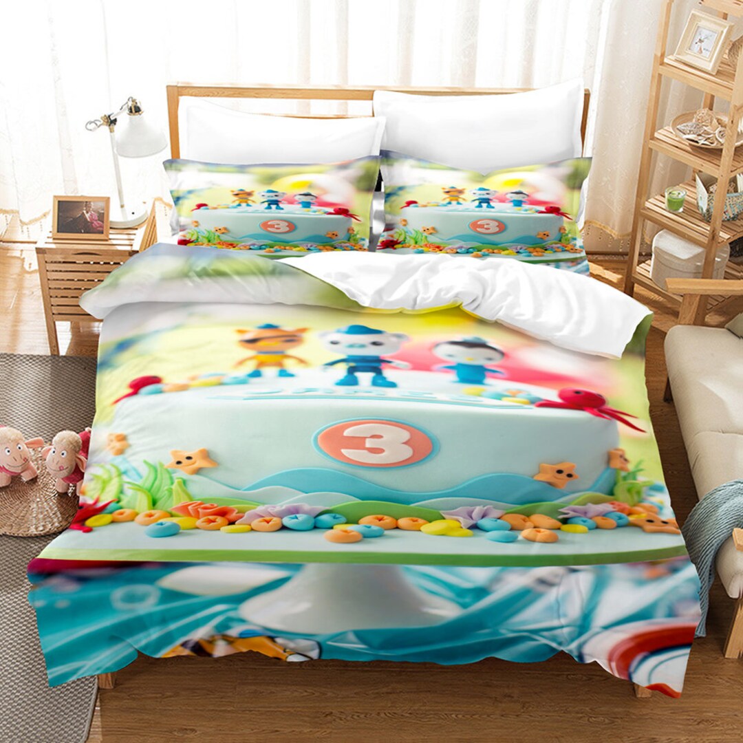 Octonauts Birthday Cake Bedding Set for Boys Home Decor Twin Etsy