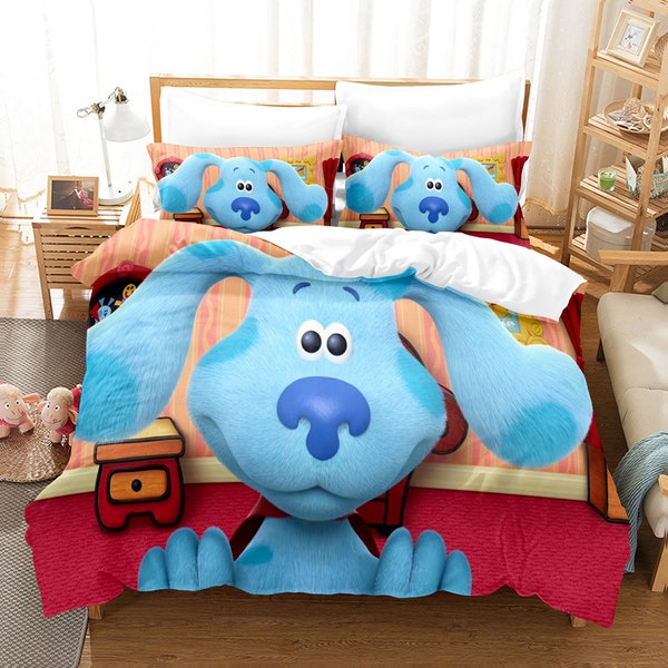 Blues Clues Bedding King Etsy