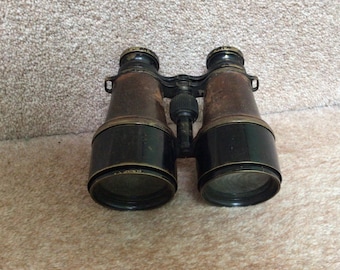 Vintage 1910s WW1 Unsigned military Binoculars  without case
