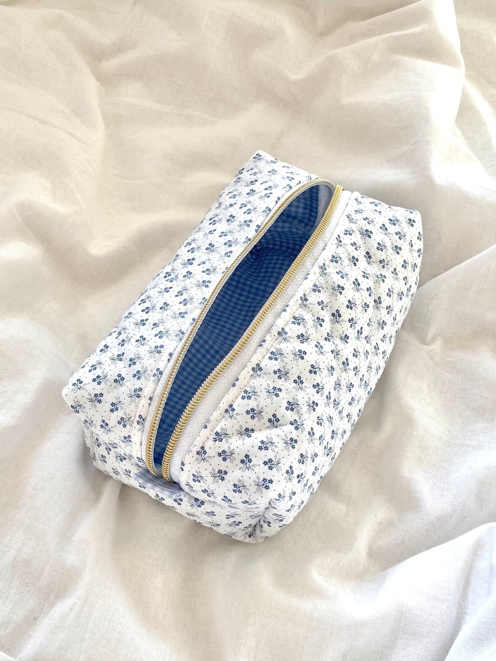 Blumen-Make-up-Tasche Durchsichtig – Buntes Design, Praktisch & Stylisch