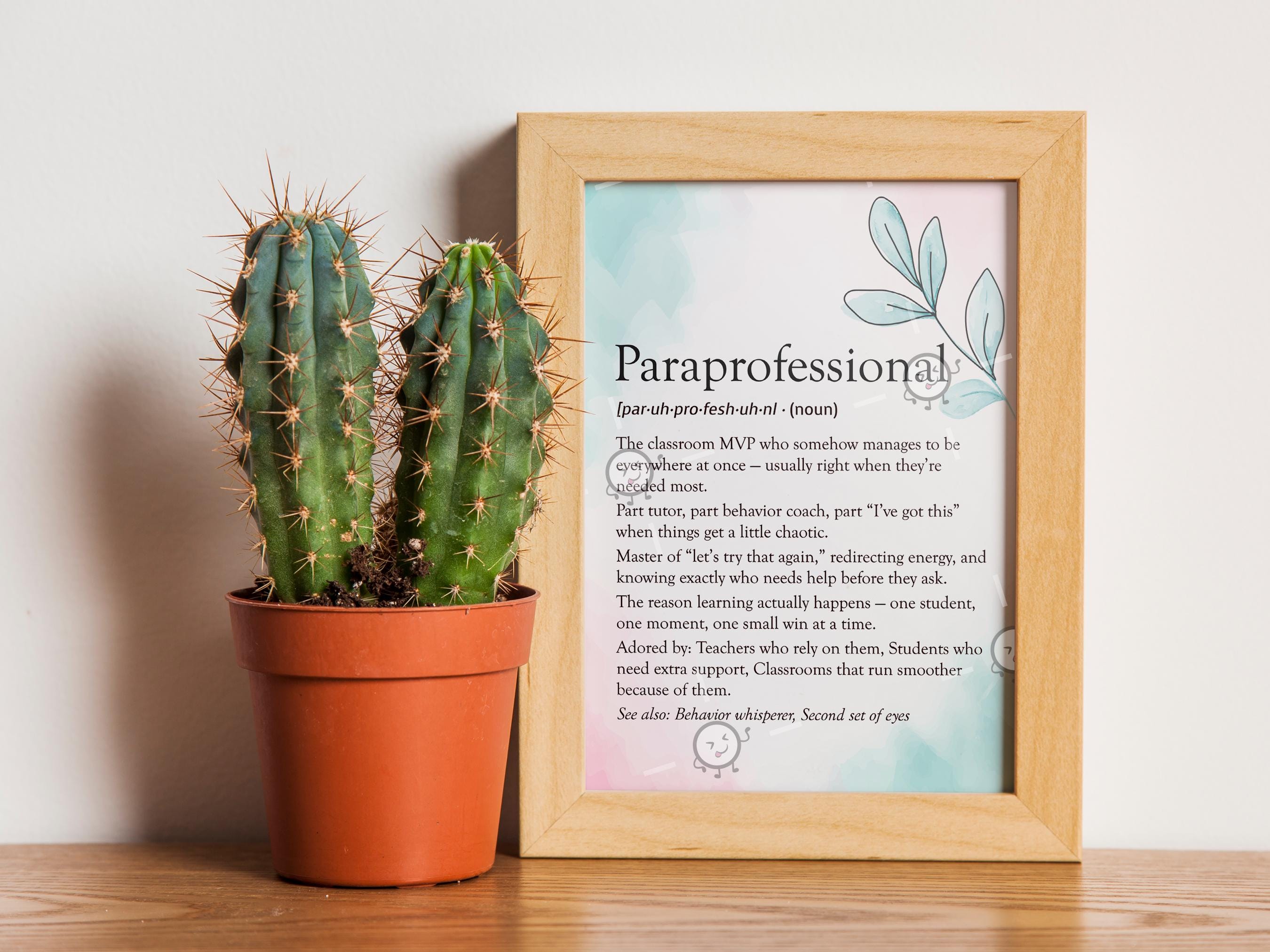 Paraprofessionals Day Card, Printable Para Appreciation Sign, Funny ...