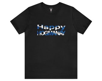 Happy Hogmanay Jersey Short Sleeve Tee