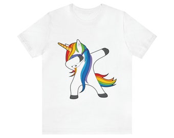 Camiseta de manga corta Cool Unicorn Unisex Jersey