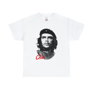 Che Guevara T-Shirt, Unisex Heavy Cotton Tee, UK Design by Essantee, Revolutionary Tshirt, Political Activism Shirt, Men&#39;s Women&#39;s Clothing,
