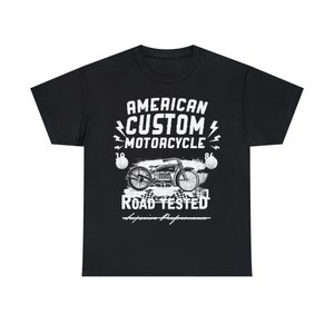 American Custom Motorcycle - Unisex Heavy Cotton Tee