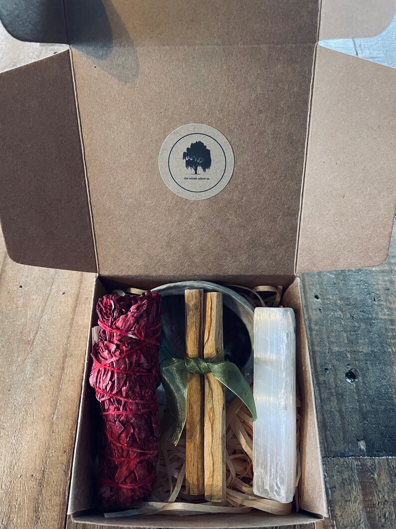 Sage Smudge Kit, New Home Blessing, New Beginnings', Energy Cleansing