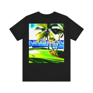 Unisex Jersey Short Sleeve Tee | Golf T Shirt | Tropical Golf | Uni-sex shirt | Gift For Golfers | Gift Idea | Golf Lover Gift | Graphic Tee