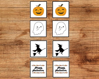 Halloween Memory Spiel/Halloween Matching Game