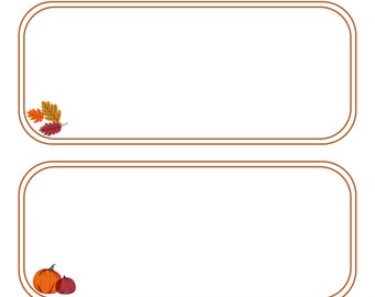 Saisonale Namensschilder/Montessori Cubby Tags/Handgeschrieben