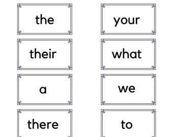 Montessori Anblick Wörter/Puzzle Wörter/Montessori Printables