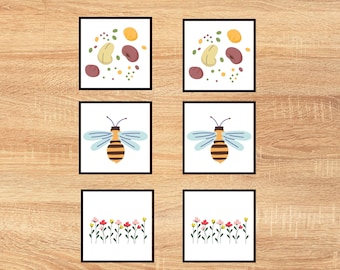 Spring Memory/Matching Game/Spring Printable