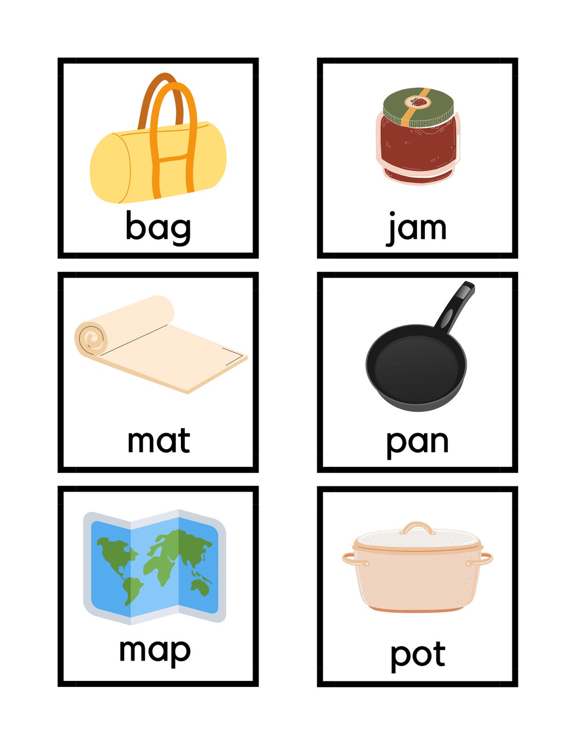 Montessori Phonetic Reading/3 Letter Phonetic Words/montessori ...