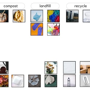Compost, Recycle, or Landfill Sorting Game