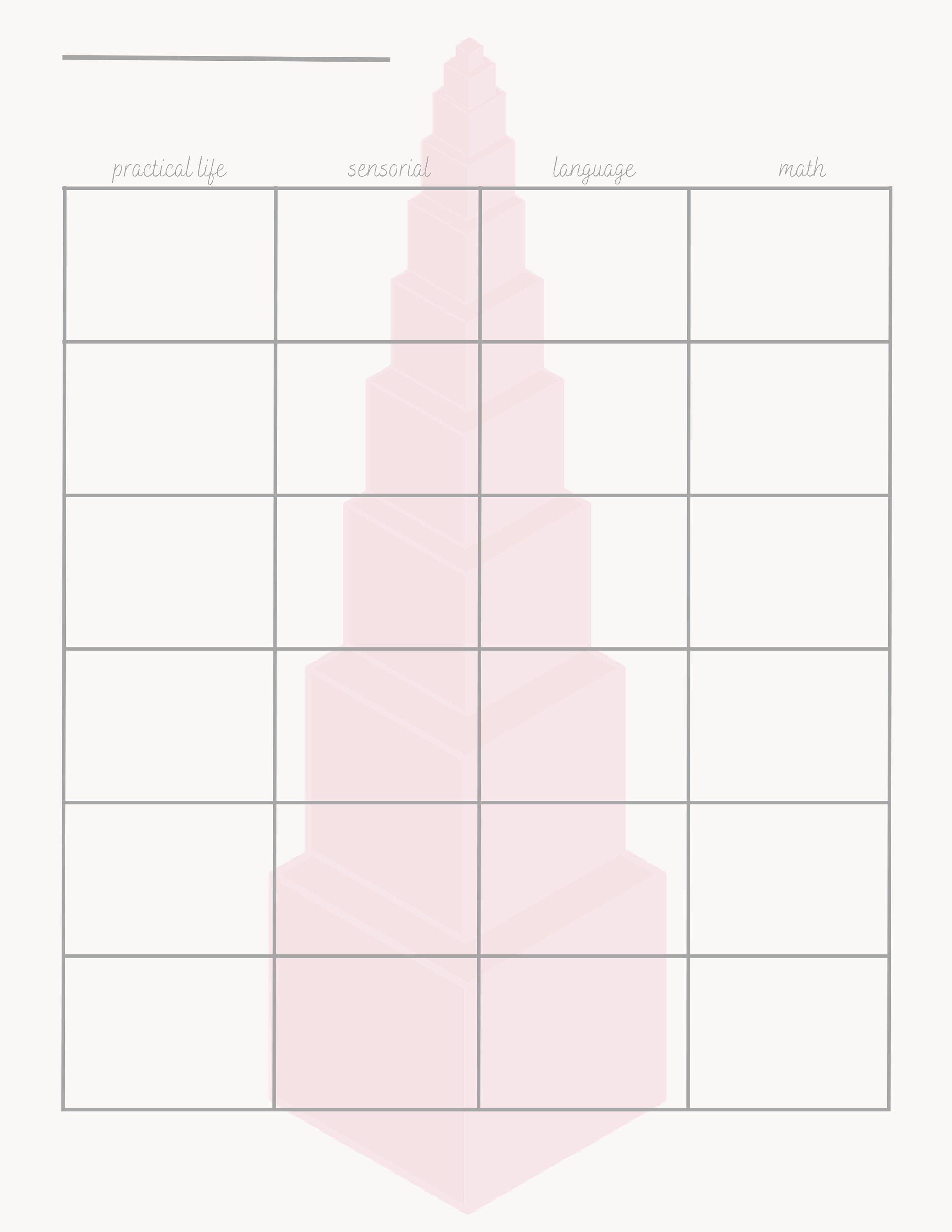 Montessori Printable Planner - Etsy