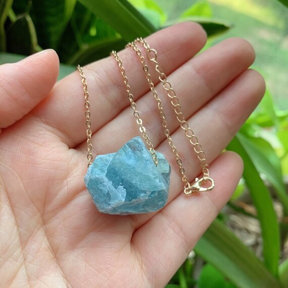 Raw 2024 amazonite necklace
